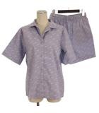 ナイキ NIKE スウッシュ柄 セットアップ シャツ 半袖 ショート パンツ 総柄 パープル系