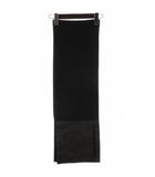 ロエベ LOEWE ストール マフラー カシゴラ ナッパレザー ブラック ☆AA★