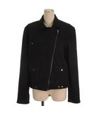 ラルフローレン RALPH LAUREN ジップ ニット ジャケット ブラック M ■FF ☆AA★