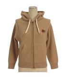 ビューティフルピープル beautiful people スウェット パーカー ジップ 刺繍 ベージュ 150 ■TC