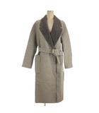 マウログリフォーニ MAURO GRIFONI チェスターコート ウール グレー 38 ■TC