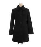 ジェイ&エムデヴィッドソン J&M Davidson ステンカラーコート ウール ネイビー ■TC