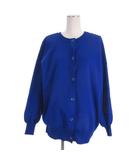 ディスコート Discoat カーディガン オーバー ニット 長袖 F ブルー ■FF