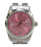 ディズニー Disney RESORT ミッキー 腕時計 クォーツ ピンク文字盤