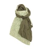 ノンネイティブ nonnative 星柄 ストール カーキ系 260126E