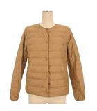 ウルトラライト ダウンジャケット ベージュ M 260129E ■GY35