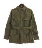 ドゥロワー Drawer ミリタリージャケット カーキ 36 ■TC