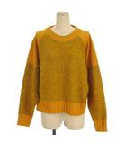 レディラックルカ LADY LUCK LUCA 切替 ニット セーター イエロー