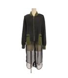 ルカ レディラックルカ LUCA LADY LUCK LUCA メッシュ ドッキング ジャケット ブルゾン 切替 ブラック