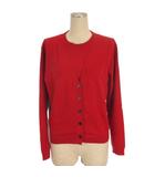 イェッカヴェッカ YECCA VECCA レイヤードデザイン ニット セーター レッド F