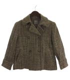 セオリーリュクス theory luxe PREMISE ジャケット ショート ブラウン 38 ■TC