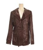Wilsons レザー ジャケット 10 ボルドー 260130E ■GY99