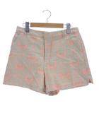 スピック&スパン Spick&Span ショート パンツ 総柄 ラメ 40 オレンジ系 ■TC