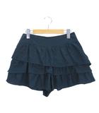 レッセパッセ LAISSE PASSE フリル ショート パンツ ミニ 36 グリーン ■TC