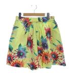 エムエスジーエム MSGM 花柄 ショート パンツ イージー コットン 40 イエロー ■TC