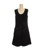 アベニールエトワール Aveniretoile ワンピース ノースリーブ ビジュー装飾 34 ブラック 260202E ■TC