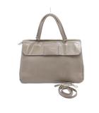 フルラ FURLA トートバッグ レザー フラップ ベージュ ■TC