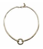 サークル チョーカー ネックレス ゴールドカラー ■TC