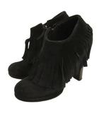 ヴィッチーニ VICINI TAPEET フリンジ ショート ブーツ 38 ブラック 260205E ■TC