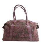イビサ IBIZA ボストンバッグ 総柄 パープル 260205E 鞄