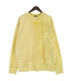 ロゴ スウェット トレーナー 裏毛 S-MACS-G1 イエロー S