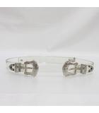 トーガ プルラ TOGA PULLA クリアベルト ウエスタンバックル