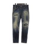 ディースクエアード DSQUARED2 SKATER JEANS スケートジーンズ ダメージ デニム パンツ ペイント加工 インディゴ 46