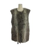 ロペ ROPE フェイクファー ベスト グレー系 38 ■TC