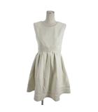 ジルスチュアート JILL STUART ノースリーブ ワンピース ひざ丈 2 アイボリー ■TC