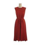 ミラオーウェン Mila Owen ノースリーブ ワンピース ロング オレンジ 0 ■GY99