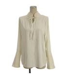 ハレ HARE カットソー ブラウス フレアスリーブ 切替 ホワイト F