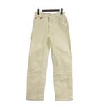 ストレート デニムパンツ ジーンズ ホワイト 27 ■FF