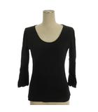 バーバリーブルーレーベル BURBERRY BLUE LABEL Tシャツ カットソー 長袖 ブラック 38 ■FF