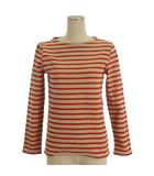 ルミノア Leminor バスクシャツ カットソー ボーダー ベージュ 1 ■FF