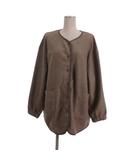 無印良品 良品計画 なめらかフリース カーデガン 長袖 XL ブラウン