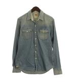 リーバイス Levi's デニム シャツ 長袖 スタンダードフィット インディゴ S ■GY12