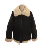 ショット SCHOTT × ジーナシス JEANASIS 裏ボア ジャケット JS070985US ブラック F ■GY12