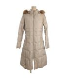 ニューヨーカー NEWYORKER ダウンコート フーディ ファー ラクーン グレー