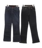 サムシング something フレア デニム パンツ ジーンズ インディゴ 28 2点セット ■GY12
