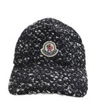 モンクレール MONCLER ウール ロゴ キャップ 帽子 H20933B00010 ネイビー
