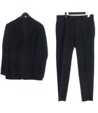 パーソンズ PERSON'S スーツ セットアップ ストライプ ネイビー AB6 ■GY12