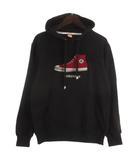 コンバース CONVERSE サガラ刺繍 パーカー ブラック M ■GY12
