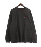 24FW Small Box Logo L/S Tee スモールボックスロゴ Tシャツ 長袖 グレー M ☆AA★