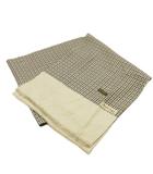 アクアスキュータム AQUASCUTUM チェック シルク スカーフ ベージュ ■GY12