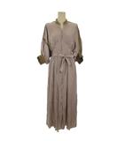 ファーファー furfur ワンピース 五分袖 パープル系 ■GY12