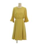 フリッカ FLICKA ワンピース ひざ丈 イエロー 1 ■GY12