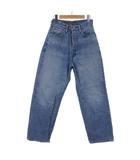 サムシング something atelier SOMETHING スーパーハイライズワイドストレートデニムパンツ M ライトインディゴ SA1000 ■GY12