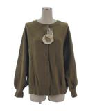 スタディオクリップ Studio Clip タグ付き カーディガン カーキ L ■GY12