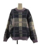 フリークスストア FREAKS STORE タグ付き ニット セーター ビックシルエット パープル F ■GY12