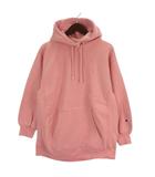 チャンピオン CHAMPION × RHC ロンハーマン リバースウィーブ パーカー 裏起毛 エルボーパッチ ピンク S ■GY12